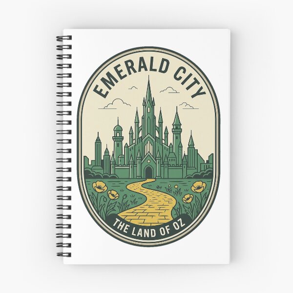 Item preview, Vintage Emerald City Land of Oz Travel Emblem designed and sold by k3rstman1.
