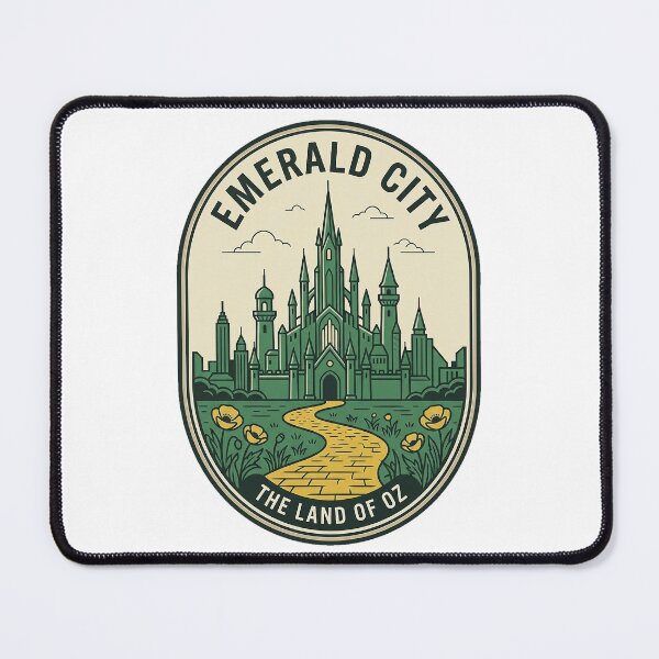 Item preview, Vintage Emerald City Land of Oz Travel Emblem designed and sold by k3rstman1.