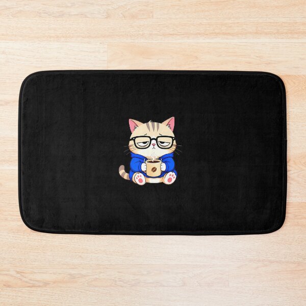 Item preview, Vibrant Dopamine Coffee Cat - Tired Developer Mood designed and sold by JulianCheng.