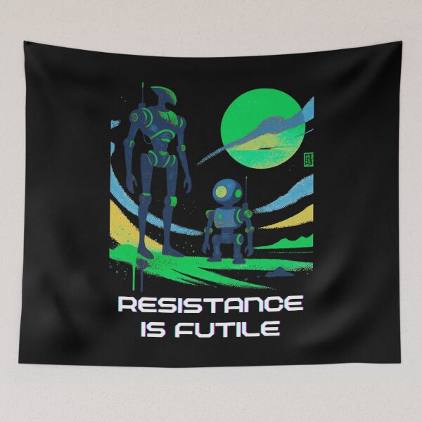 Item preview, Powered by AI Robot Design Futuristic Artificial Intelligence Tech Aesthetic Machine Learning Cyberpunk Graphic designed and sold by TEEJAMBOREE.