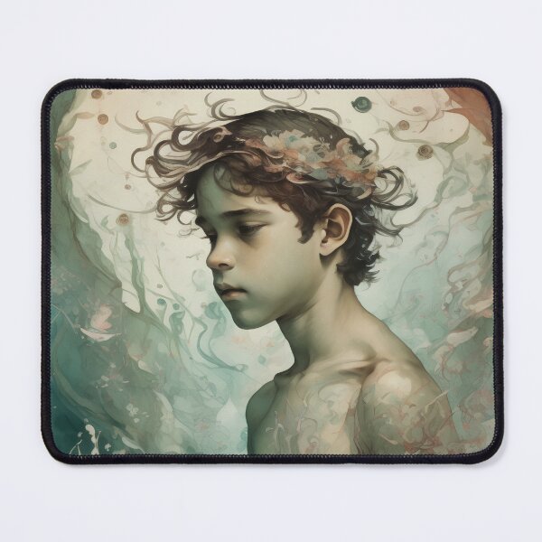 Item preview, Prince of Lost Atlantis – Watercolor Portrait designed and sold by UmSkelig834.