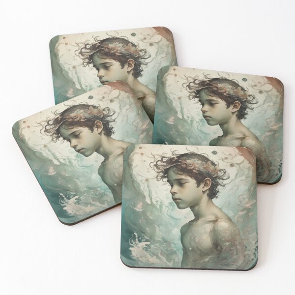 Item preview, Prince of Lost Atlantis – Watercolor Portrait designed and sold by UmSkelig834.