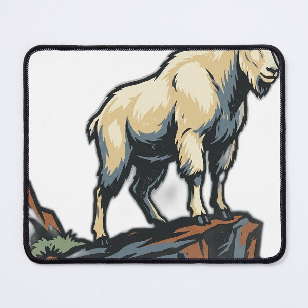 Item preview, National Park Mountain Goat Vintage WPA Poster Art designed and sold by FoxglovePress.