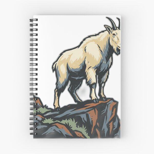 Item preview, National Park Mountain Goat Vintage WPA Poster Art designed and sold by FoxglovePress.