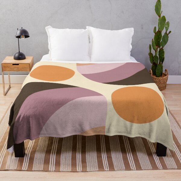 Item preview, Mid Century Modern Geometric Arch in Vintage Espresso Rose designed and sold by nineFlorals.