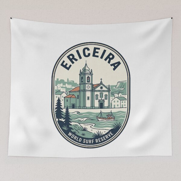 Item preview, Vintage Ericeira Portugal World Surf Reserve Badge designed and sold by k3rstman1.