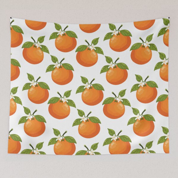 Item preview, Orange Tree Branch Pattern designed and sold by BetweenForms.