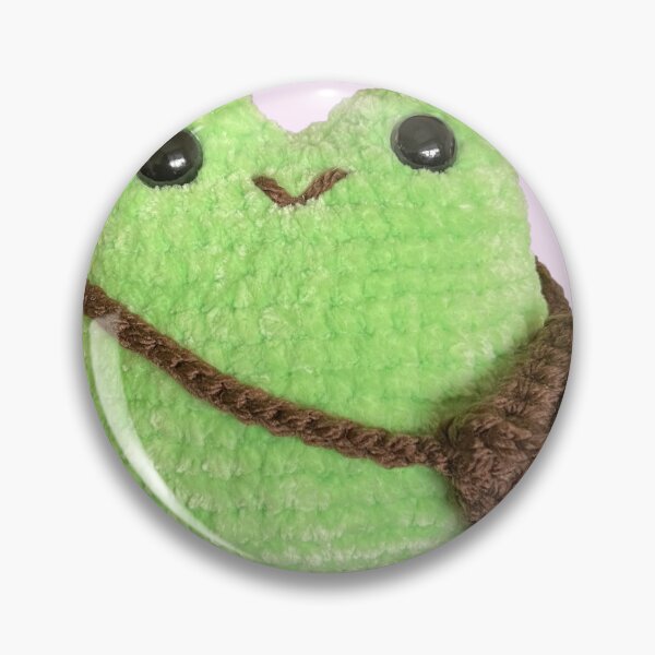 Item preview, Crochet Frog with a Satchel designed and sold by GreenTStudio.