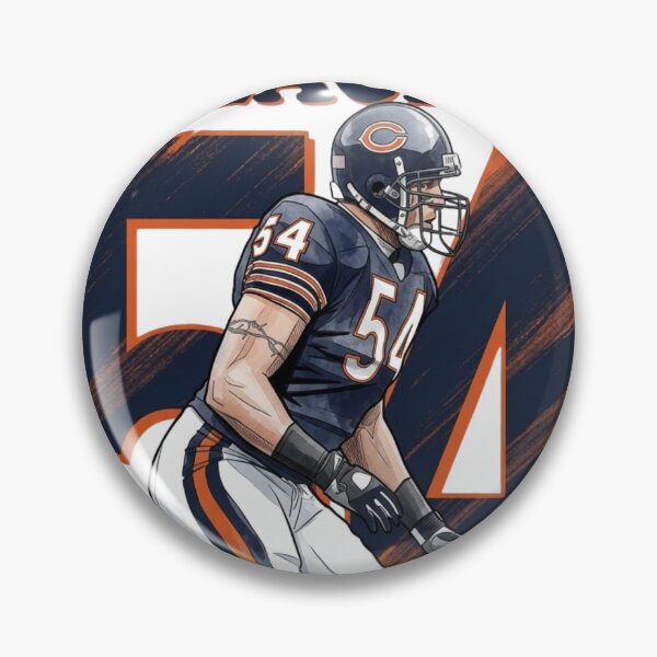 Item preview, Windy City Defensive Legend No. 54 – Retro 2000s Football Linebacker Art designed and sold by Thogan0416.