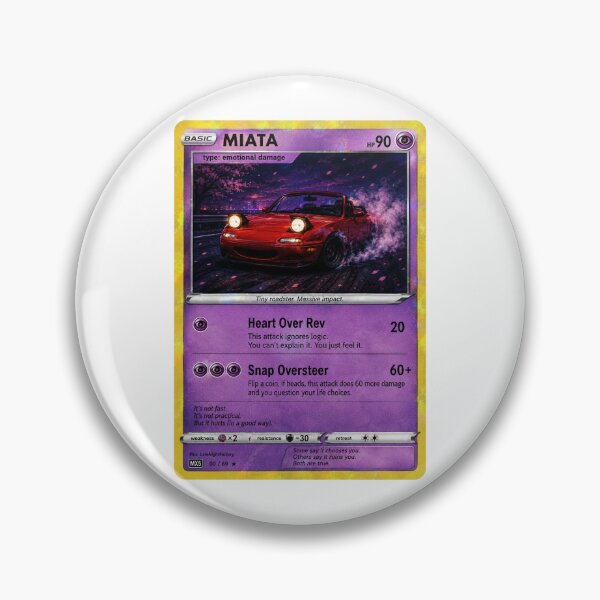 Item preview, Miata Trading Card Funny JDM Design designed and sold by MonkiFlipp.