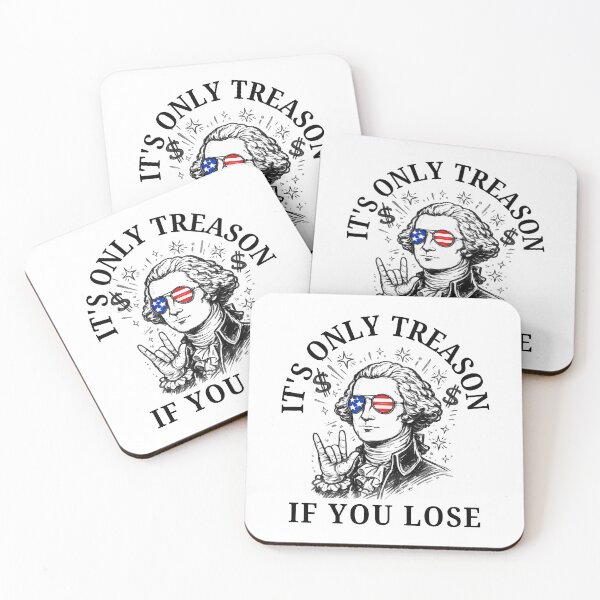 Item preview, It’s Only Treason If You Lose George Washington Funny Patriotic 4th of July Shirt designed and sold by Teetreasure2.
