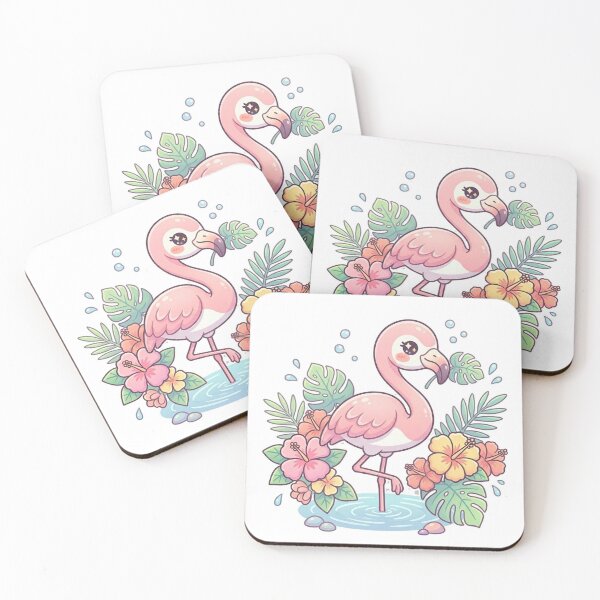 Item preview, Pink Flamingo in Tropical Paradise designed and sold by MyshopnameSell.