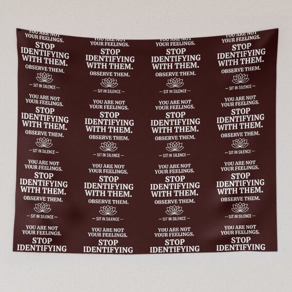 Item preview, You Are Not Your Feelings—Soft Stillness.  designed and sold by SitInSilence24.