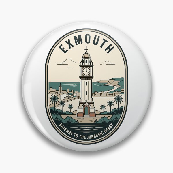 Item preview, Exmouth Devon Vintage Jurassic Coast Travel Badge designed and sold by k3rstman1.