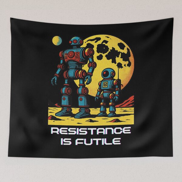 Item preview, Powered by AI Robot Design Futuristic Artificial Intelligence Tech Aesthetic Machine Learning Cyberpunk Graphic designed and sold by TEEJAMBOREE.