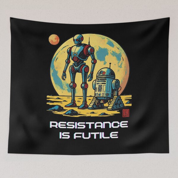 Item preview, Powered by AI Robot Design Futuristic Artificial Intelligence Tech Aesthetic Machine Learning Cyberpunk Graphic designed and sold by TEEJAMBOREE.