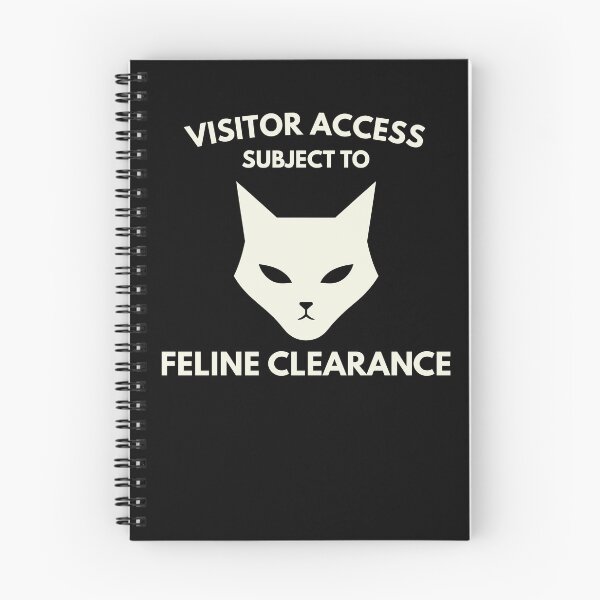Item preview, Visitor Access Feline Clearance Cat designed and sold by Lyfeinsights.