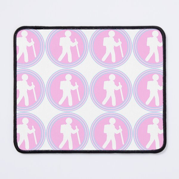 Item preview, Hiker Icon Pride Trans (pink) designed and sold by TinkyInkyFinky.