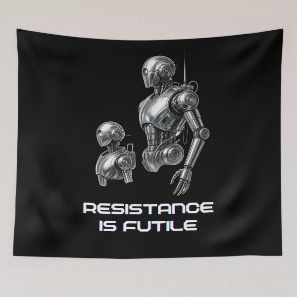 Item preview, Powered by AI Robot Design Futuristic Artificial Intelligence Tech Aesthetic Machine Learning Cyberpunk Graphic designed and sold by TEEJAMBOREE.