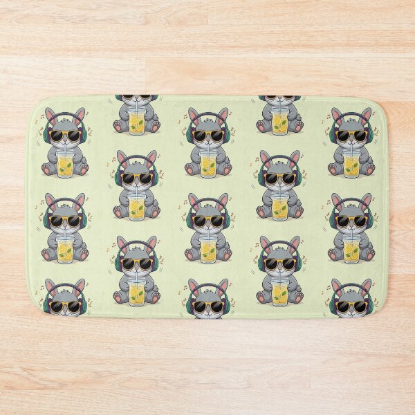 Item preview, Summer Chill – Music Loving Rabbit Art designed and sold by Dogandesighn.