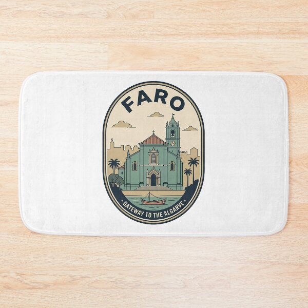 Item preview, Faro Portugal Vintage Travel Badge Algarve Coastline designed and sold by k3rstman1.