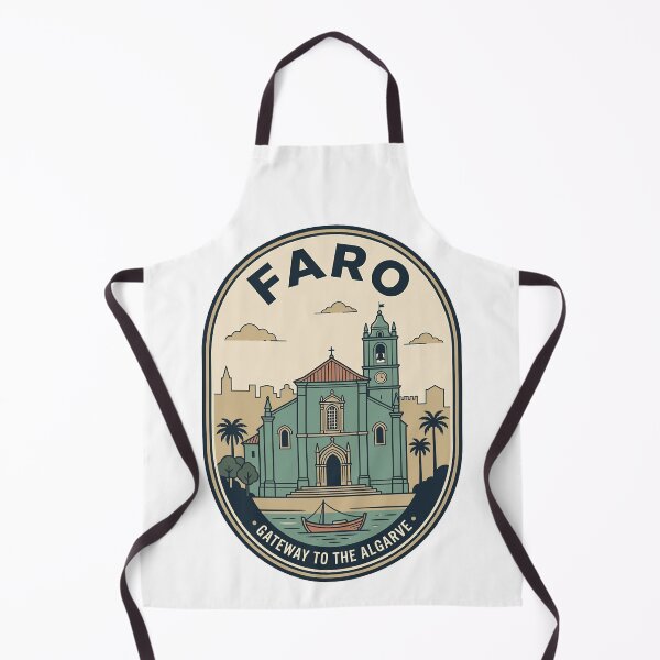 Item preview, Faro Portugal Vintage Travel Badge Algarve Coastline designed and sold by k3rstman1.