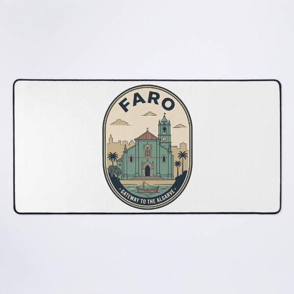 Item preview, Faro Portugal Vintage Travel Badge Algarve Coastline designed and sold by k3rstman1.