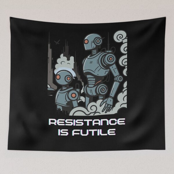 Item preview, Powered by AI Robot Design Futuristic Artificial Intelligence Tech Aesthetic Machine Learning Cyberpunk Graphic designed and sold by TEEJAMBOREE.