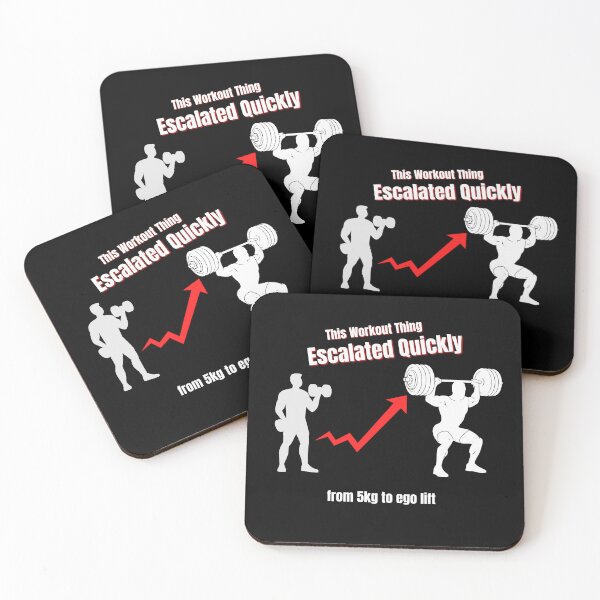 Artikelvorschau, Ego-Lifting – Diese Trainingssache eskalierte schnell (Fitnessstudio-Humor) entworfen und verkauft von No Excuses Supply.