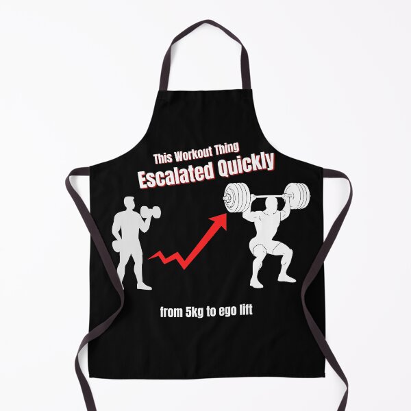 Item preview, Ego Lifting – This Workout Thing Escalated Quickly Gym Humor designed and sold by No Excuses Supply.