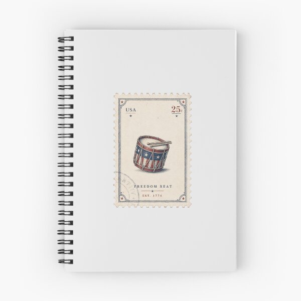 Item preview, Freedom Beat Stamp – Vintage 4th of July Drum designed and sold by olosra.