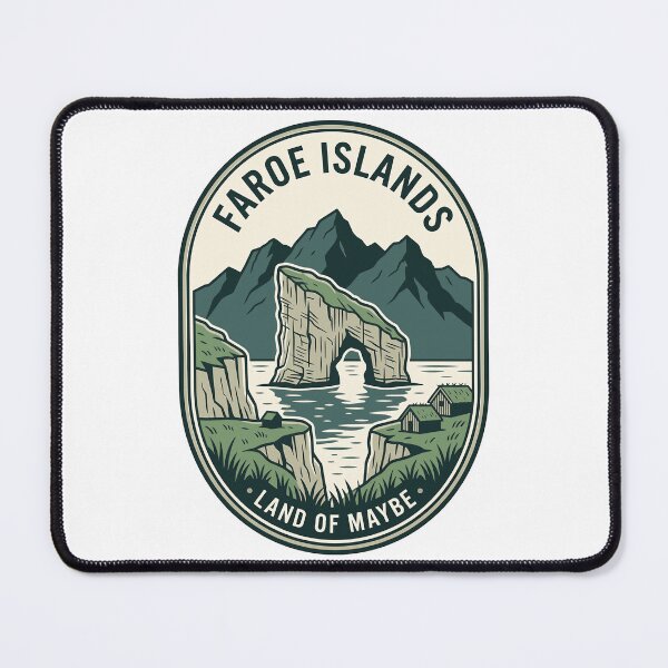 Item preview, Vintage Faroe Islands Drangarnir Sea Stack Landscape designed and sold by k3rstman1.