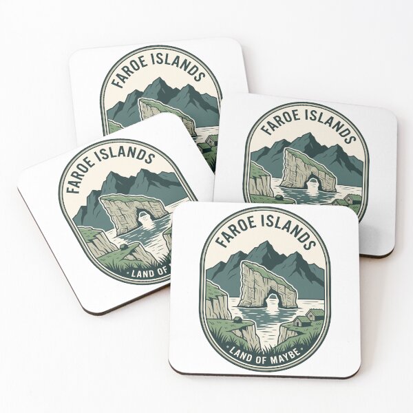 Item preview, Vintage Faroe Islands Drangarnir Sea Stack Landscape designed and sold by k3rstman1.