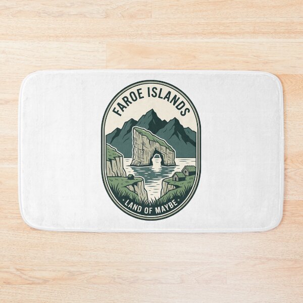 Item preview, Vintage Faroe Islands Drangarnir Sea Stack Landscape designed and sold by k3rstman1.