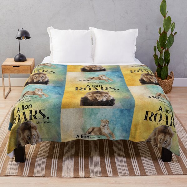 Item preview, Roar, Alan Watts motivational quote designed and sold by GiSilver.