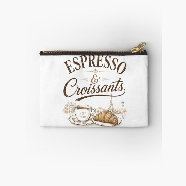 Item preview, French Café Aesthetic Coffee Lover Croissant Tee designed and sold by AveniaOficial.