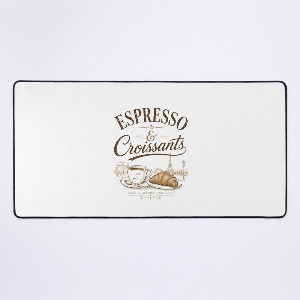 Item preview, French Café Aesthetic Coffee Lover Croissant Tee designed and sold by AveniaOficial.