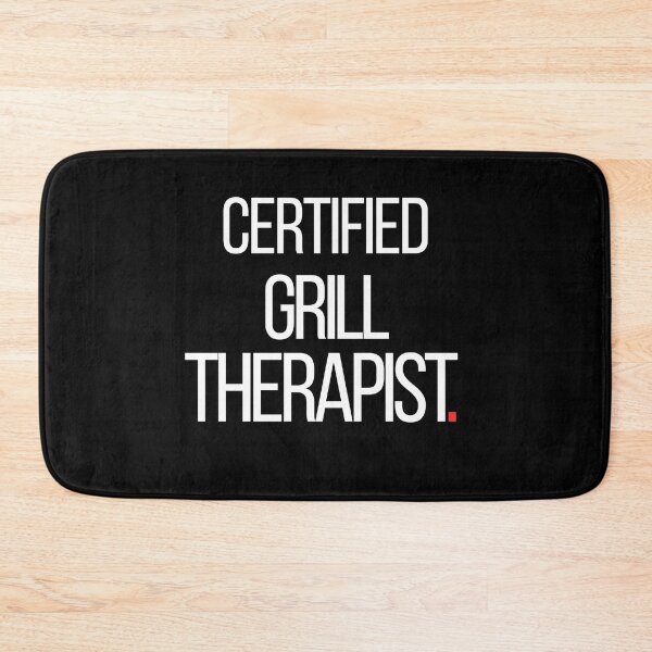 Item preview, Certified Grill Therapist – Funny BBQ Statement  designed and sold by No Excuses Supply.