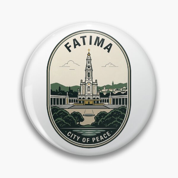 Item preview, Fatima Portugal City of Peace Vintage Travel Emblem designed and sold by k3rstman1.