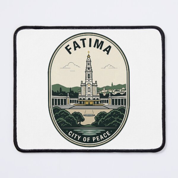 Item preview, Fatima Portugal City of Peace Vintage Travel Emblem designed and sold by k3rstman1.