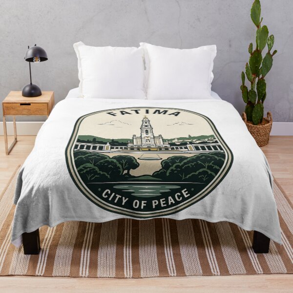 Item preview, Fatima Portugal City of Peace Vintage Travel Emblem designed and sold by k3rstman1.