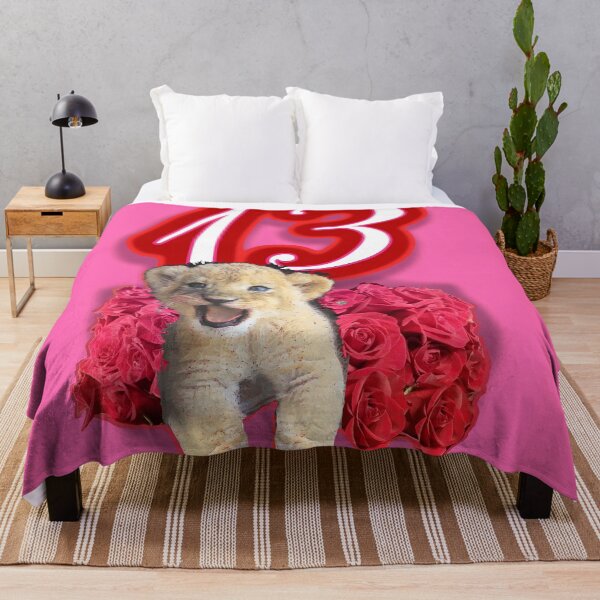 Item preview, Baby Lion and Red Roses (by ACCI) Number 13 designed and sold by VanyssaGraphics.