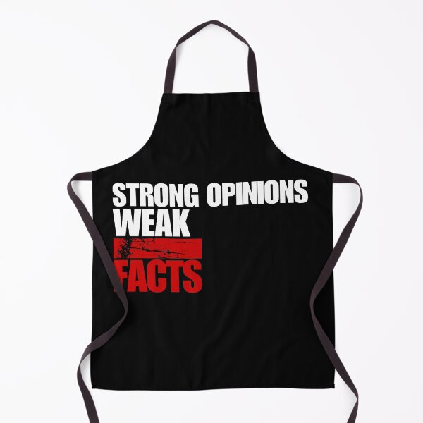Item preview, Strong Opinions Weak Facts – Funny Sarcastic Typography designed and sold by No Excuses Supply.