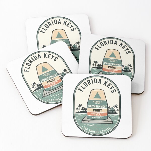 Item preview, Vintage Florida Keys Southernmost Point Travel Badge designed and sold by k3rstman1.