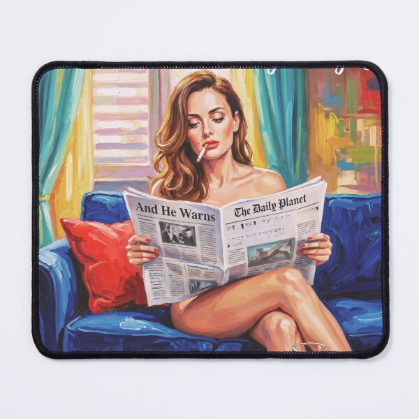 Item preview, Just Jazz: Retro Pop Art Morning Reading designed and sold by inkmxpstudios.