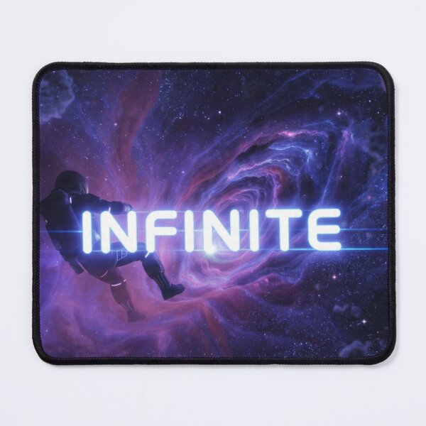 Item preview, INFINITE - Astronaut Floating in Galaxy Nebula Space Art designed and sold by RAMHEARTS.