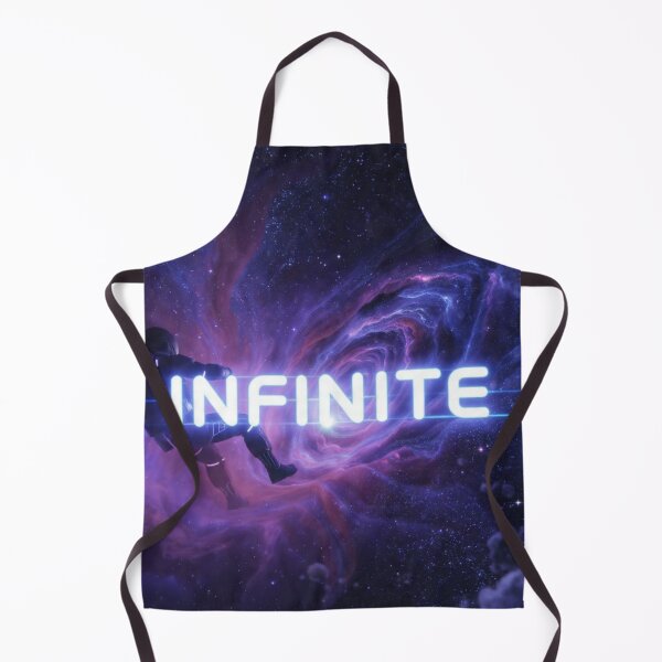 Item preview, INFINITE - Astronaut Floating in Galaxy Nebula Space Art designed and sold by RAMHEARTS.