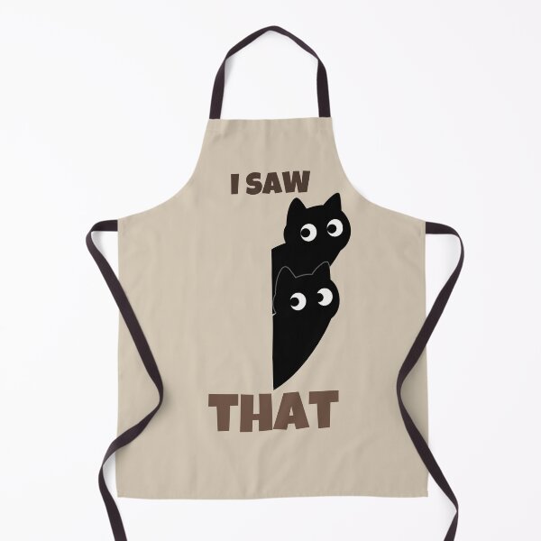 Aperçu de l'œuvre J'ai vu ce chat noir rigolo au design rétro minimaliste créée et vendue par No Excuses Supply.