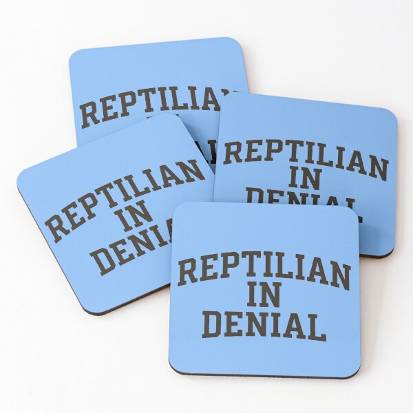 Item preview, Reptilian In Denial Funny Sarcastic Alien Text T-Shirt designed and sold by Agith Loren .
