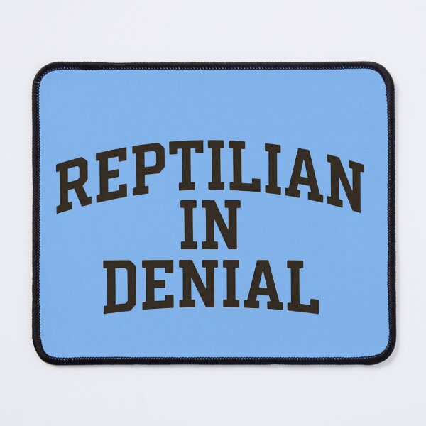 Item preview, Reptilian In Denial Funny Sarcastic Alien Text T-Shirt designed and sold by Agith Loren .